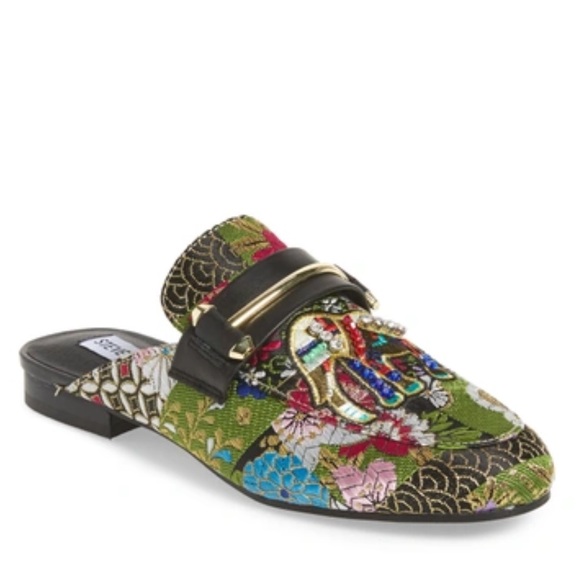 Steve Madden Kera Elephant Mules Flat Slide Slip On Loafers Size 5.5 - Picture 8 of 8
